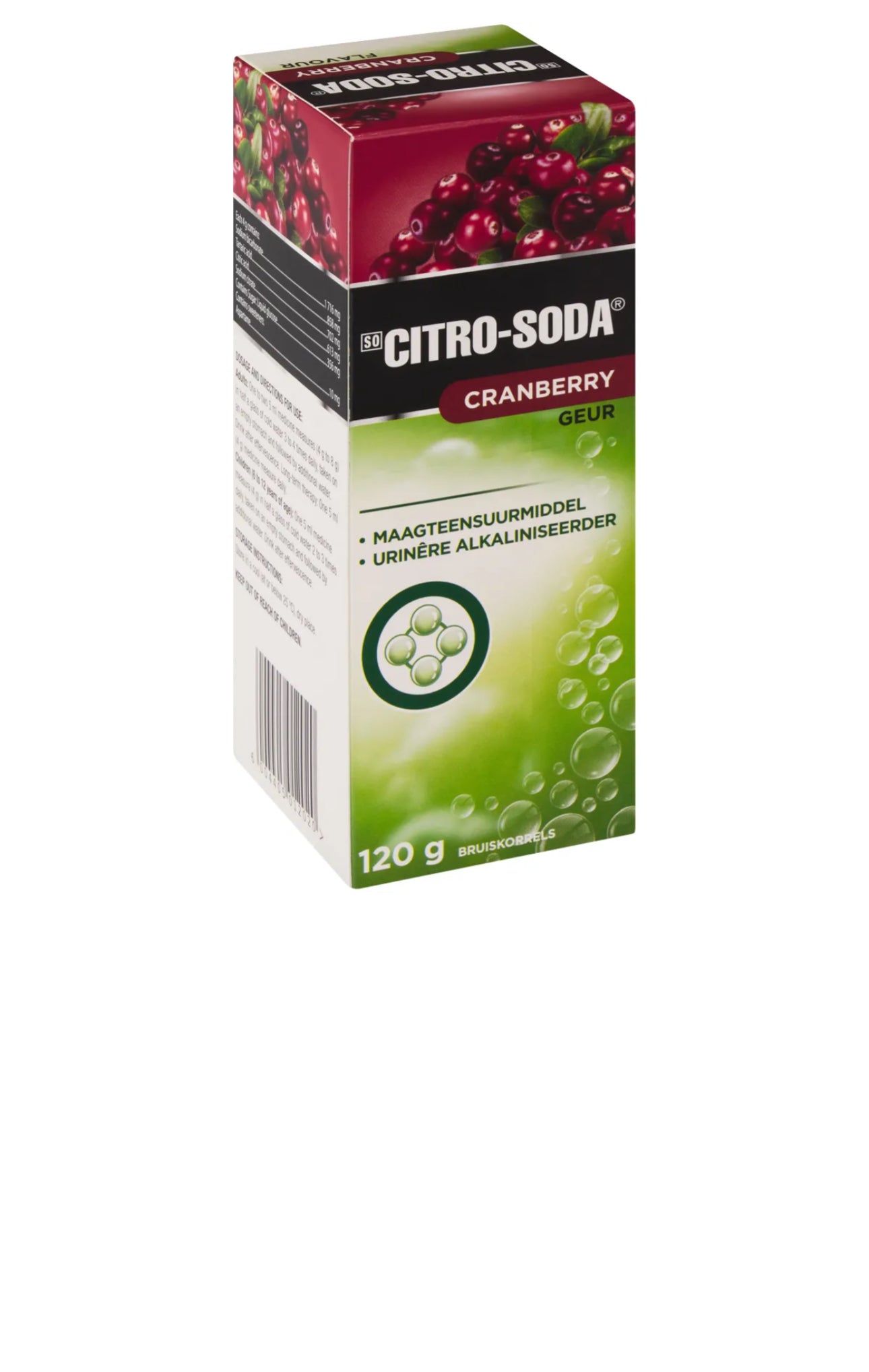 Citro soda cranberry granules 120g