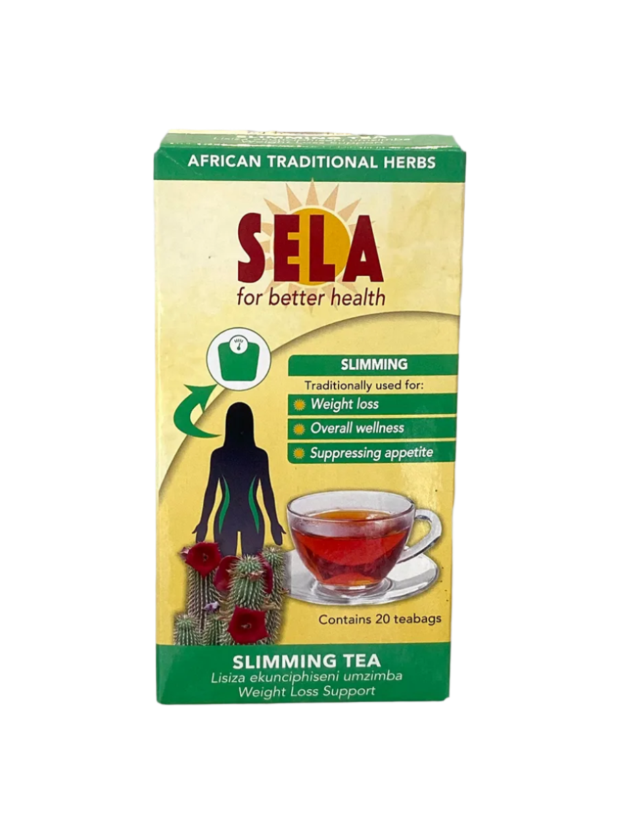 Sela Slimming Tea is a carefully crafted blend of natural herbs designed to support healthy weight management and metabolic function.