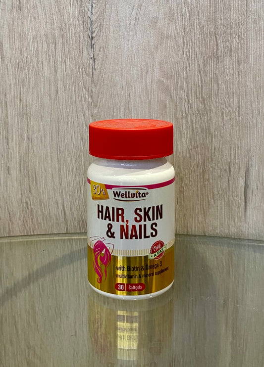 Wellvita hair,skin & nails capsules