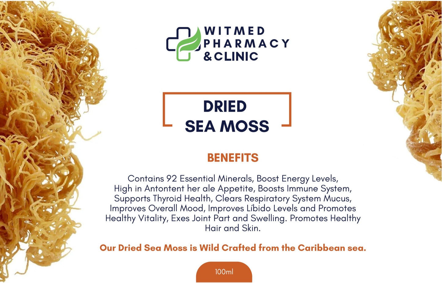 Sea moss dried 75g