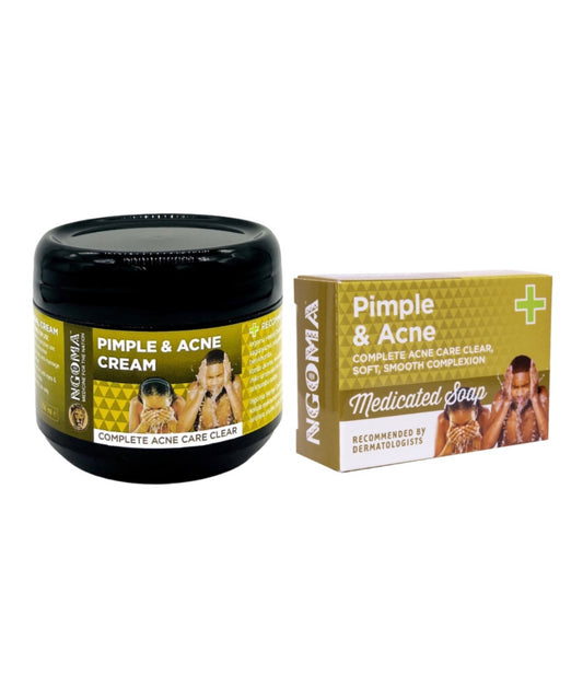 Ngoma pimple &acne combo (soap +cream)