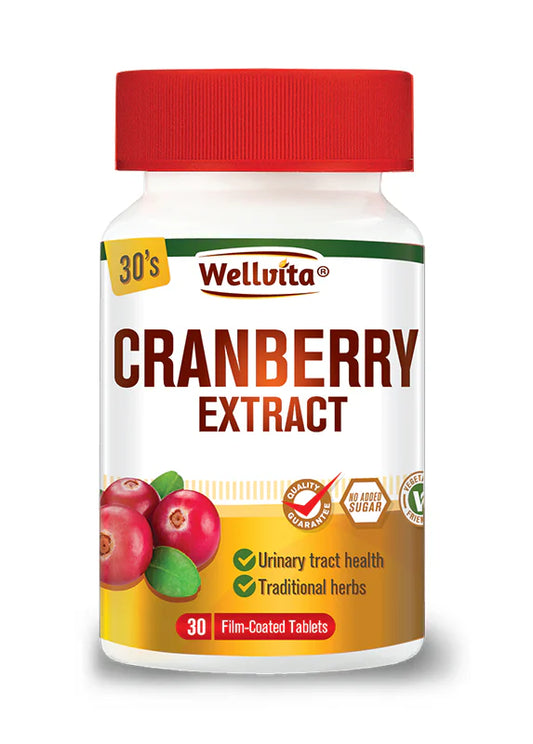 Wellvita cranberry extract 30’s