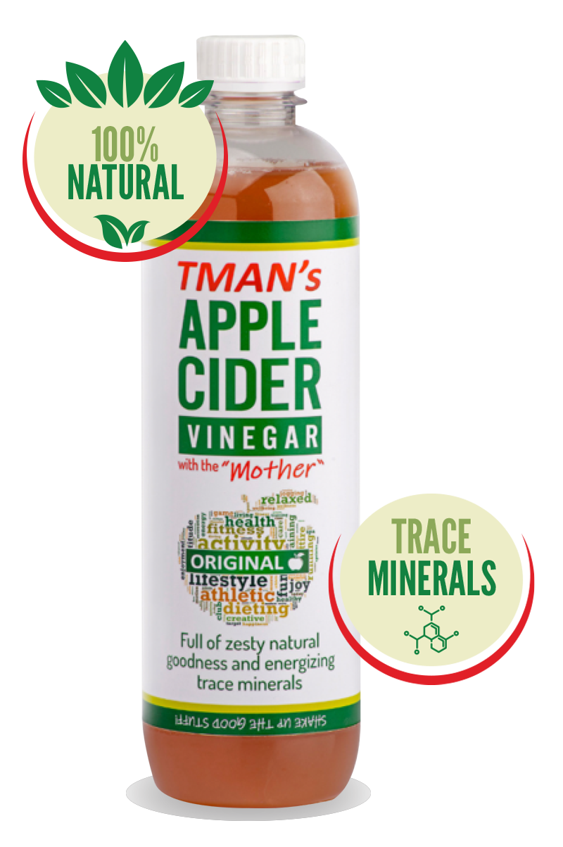TMANS APPLE CIDER VINEGAR 500ML