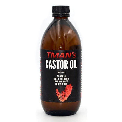 TMANS ORGANIC CASTOR OIL 500ML